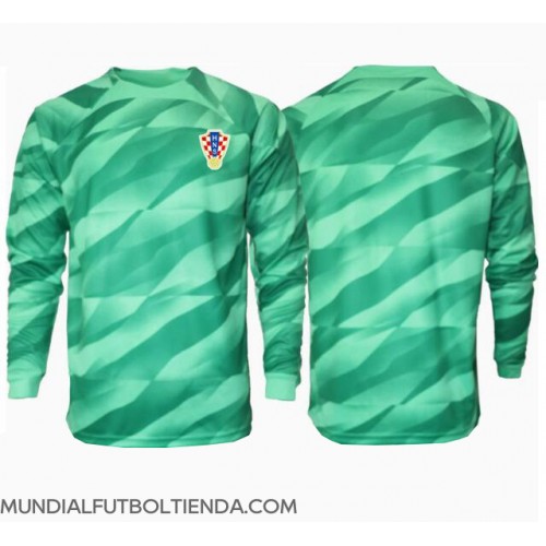 Camiseta Croacia Portero Segunda Equipación Replica Eurocopa 2024 mangas largas